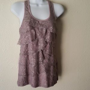 Lace tank top